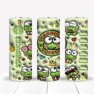 Cartoon Kids Drinkware Tumbler Set, Girls Bottles, Birthdays, Christmas Mug